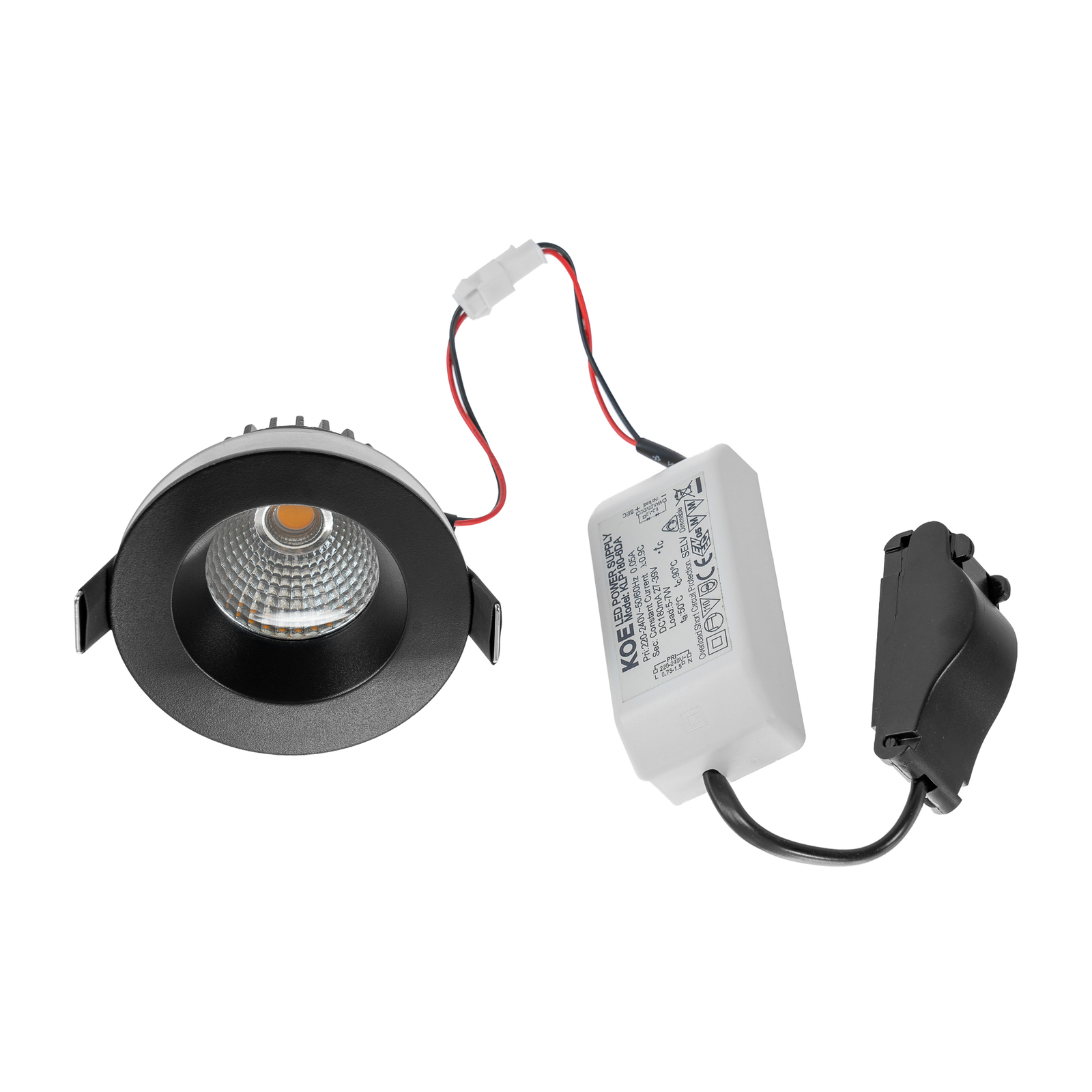 Aryx LED Upotettu kohta 3000K IP65 Musta - Arcchio
