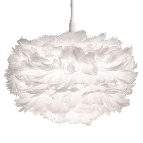 Designpendellampa Eos mini i vitt