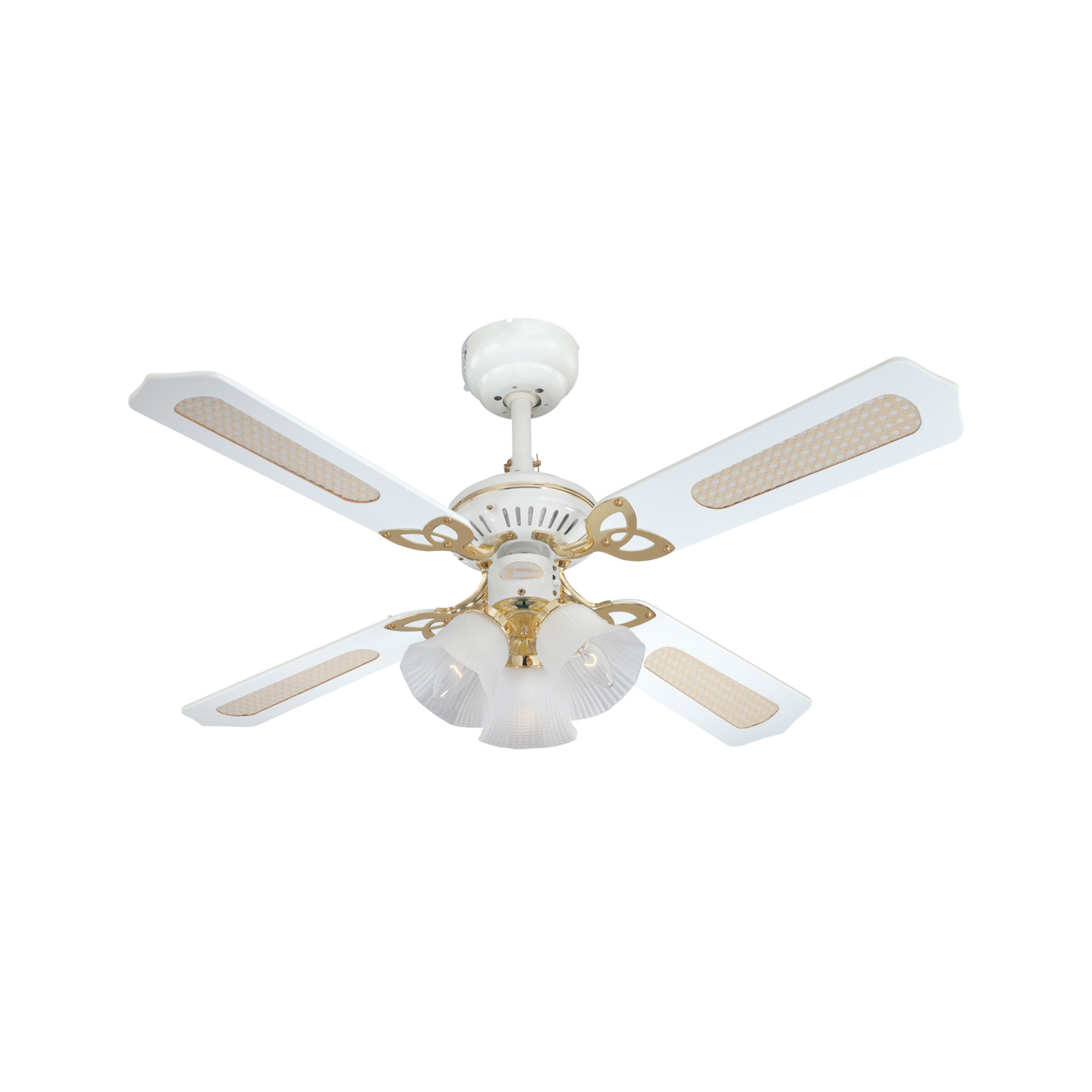 Princess Trio White Quiet stropni ventilator, Ø 105 cm – Westinghouse