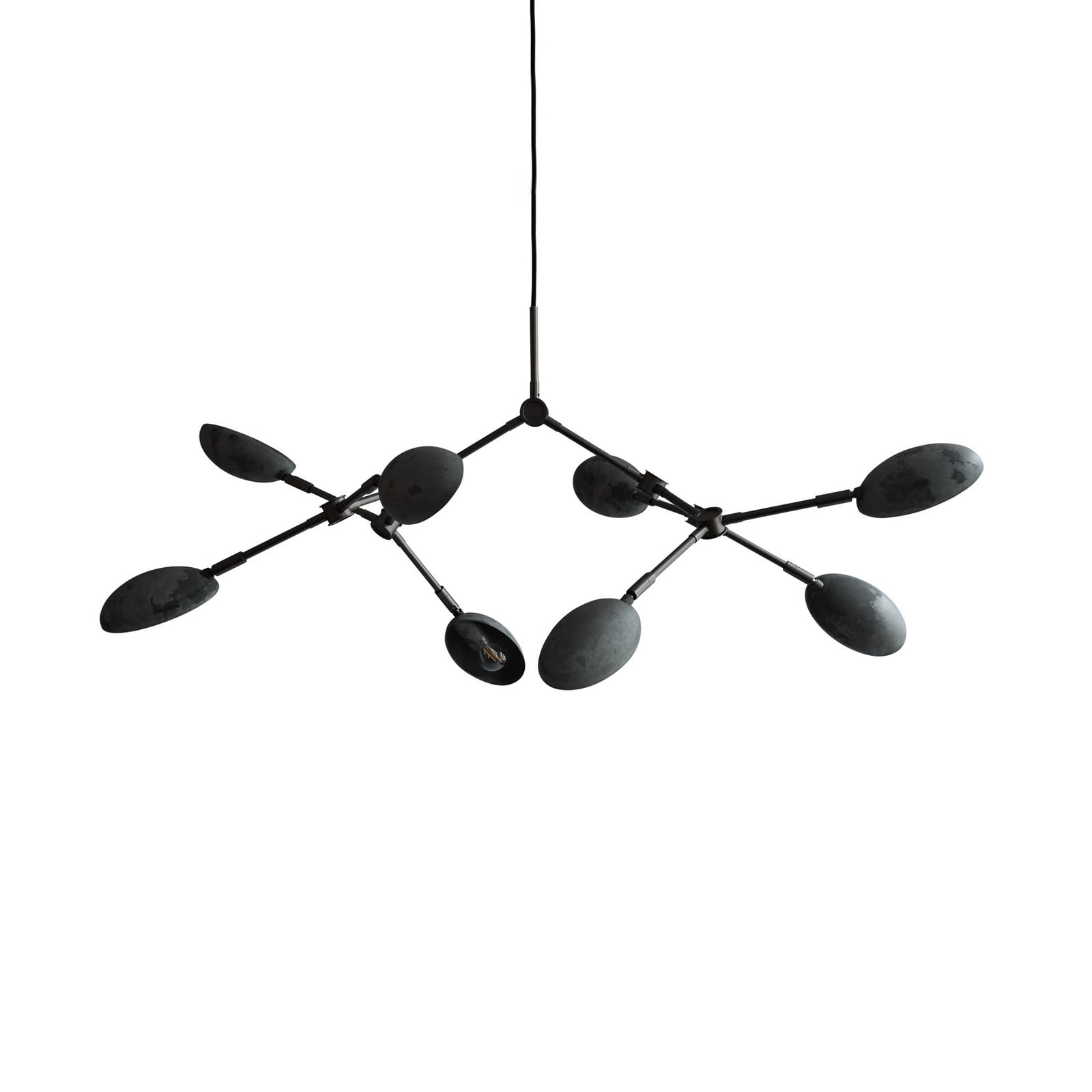 Viseći luster, tamnosivi, 85 cm, 8 svjetala - 101 Copenhagen