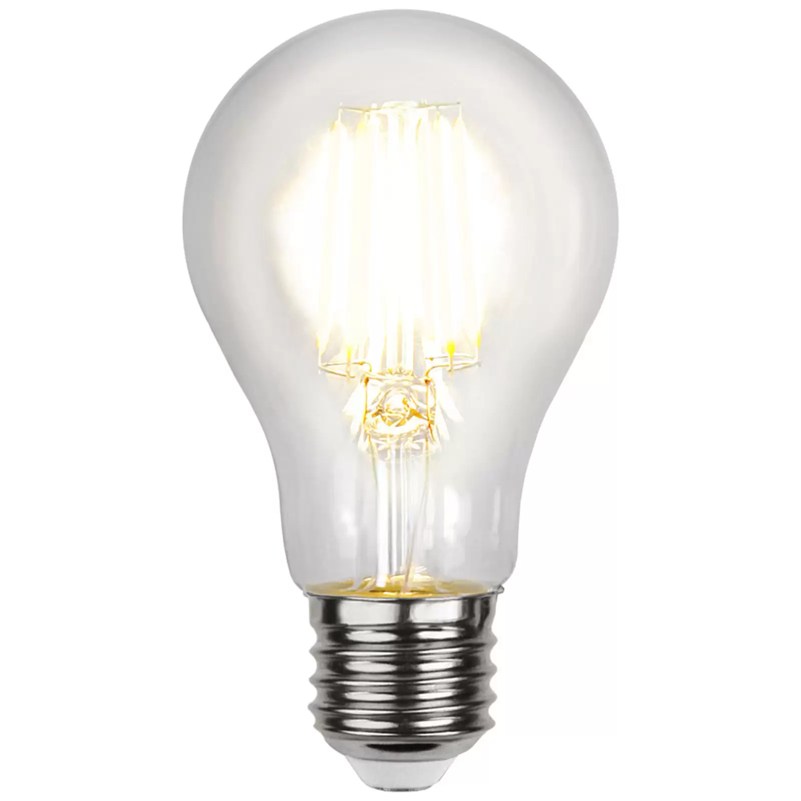 LED-Lampe E27 3,5W A60 klar AC/DC 12-24V 2.700K