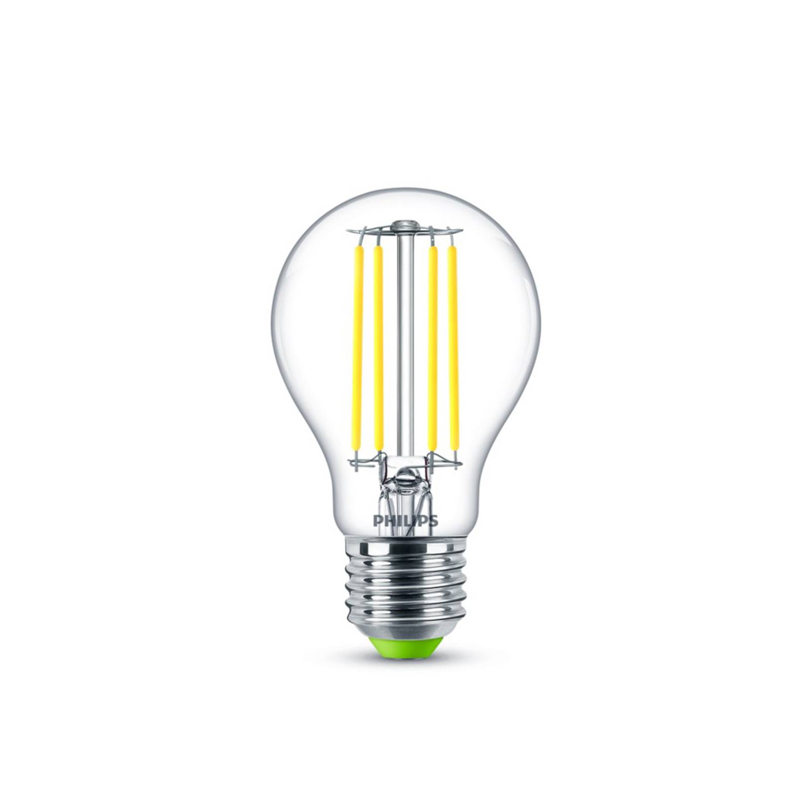Philips LED E27 2,5W 4.000K filamenti 485 lm, vetro, E27, 2.5 W, classe energetica: A, lunghezza: 10.6 cm