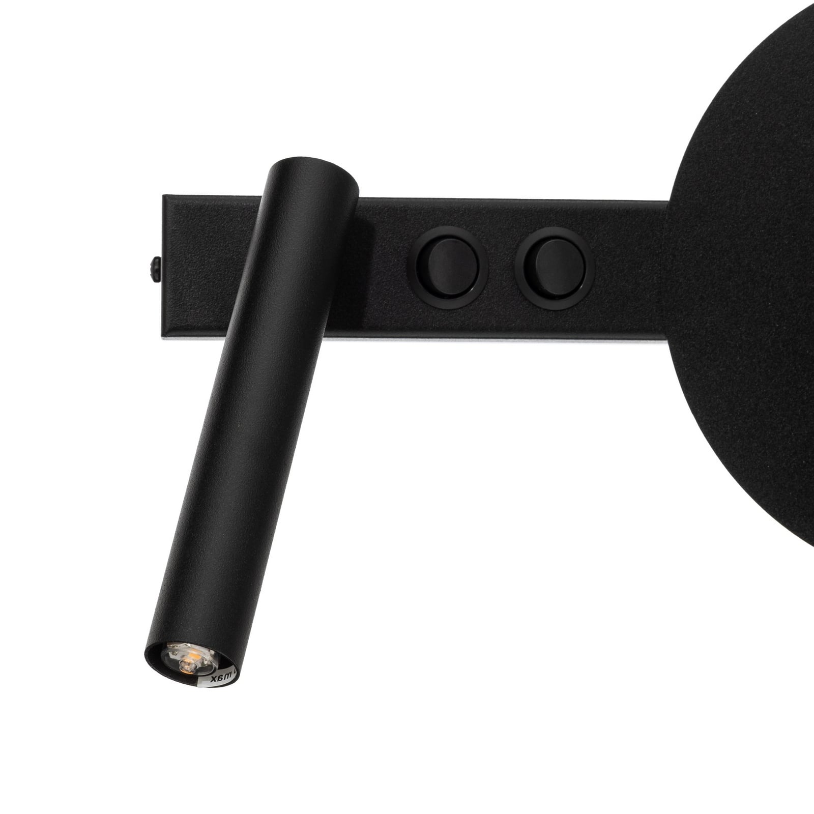 Стенна лампа Hotel Mood B, черна, метал, G9