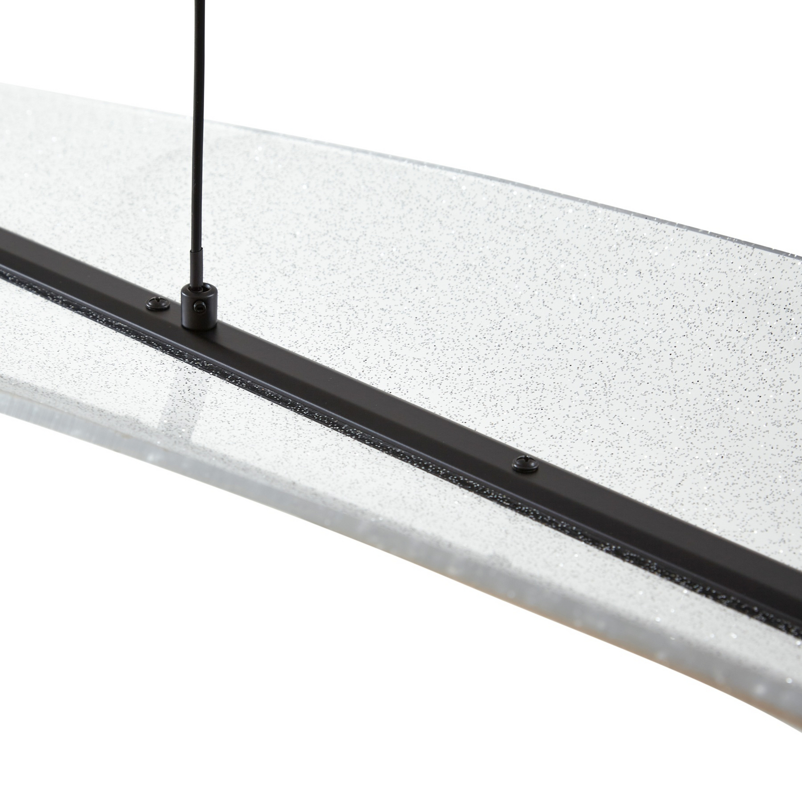 Lucande LED piekaramā lampa Vellia, melna, garums 112 cm, CCT