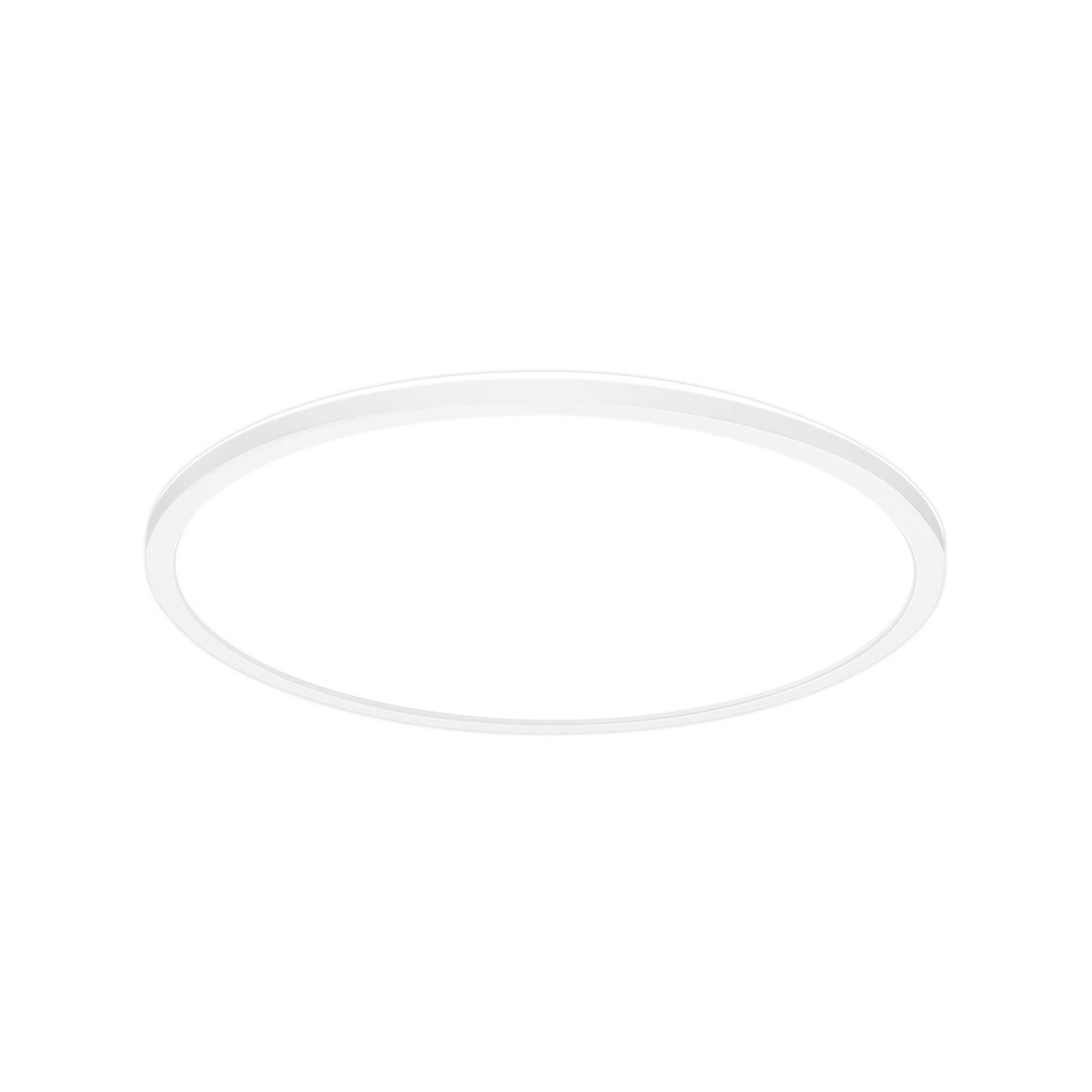 Ledvance - orbis Ultra Slim Deckenleuchte 400mm weiß 22W 2720lm homogenes warmweißes Licht (3000K) + Hintergrundlicht dreistufige Dimmbarkeit