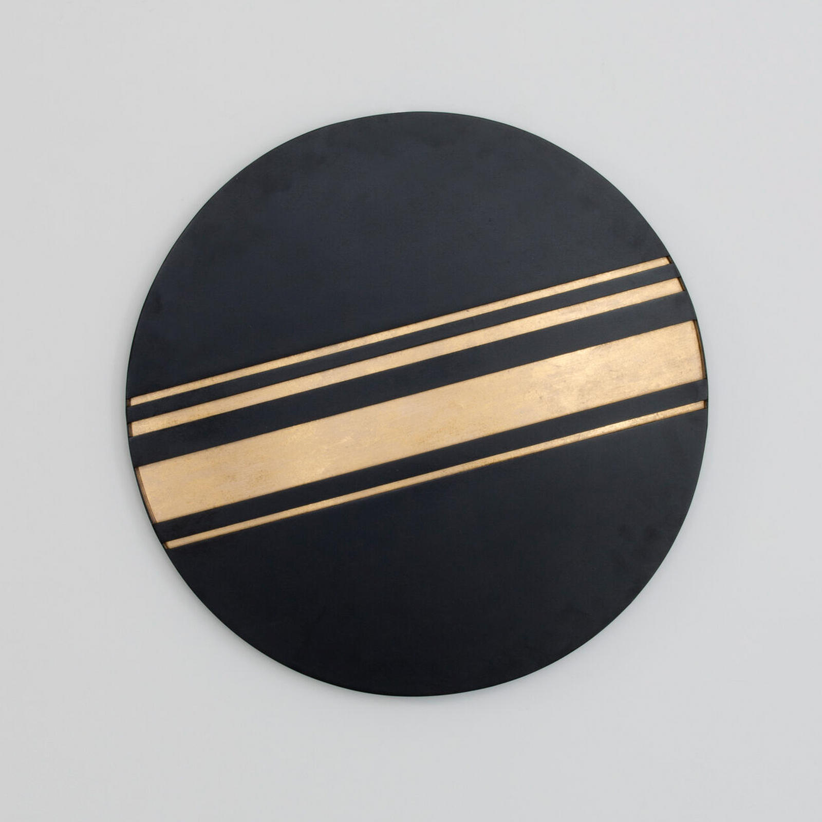 Applique a LED COSMILUCE, nero/oro, Ø 60 cm, metallo, dimmerabile