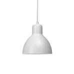 Lampada a sospensione Dyberg Larsen Skagen, bianco, Ø 16 cm, metallo