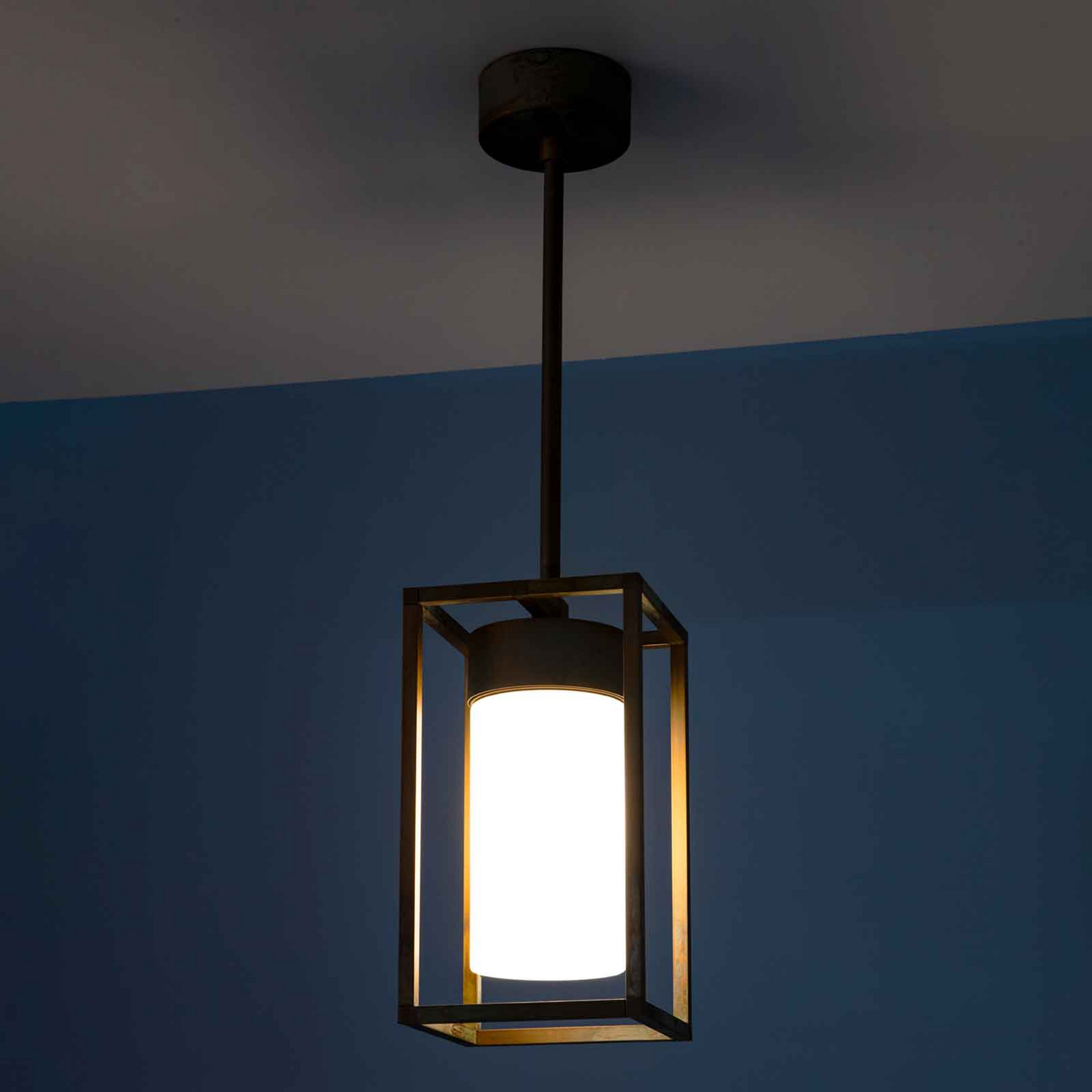 Suspension Cubic³ 3368 laiton ancien/opale