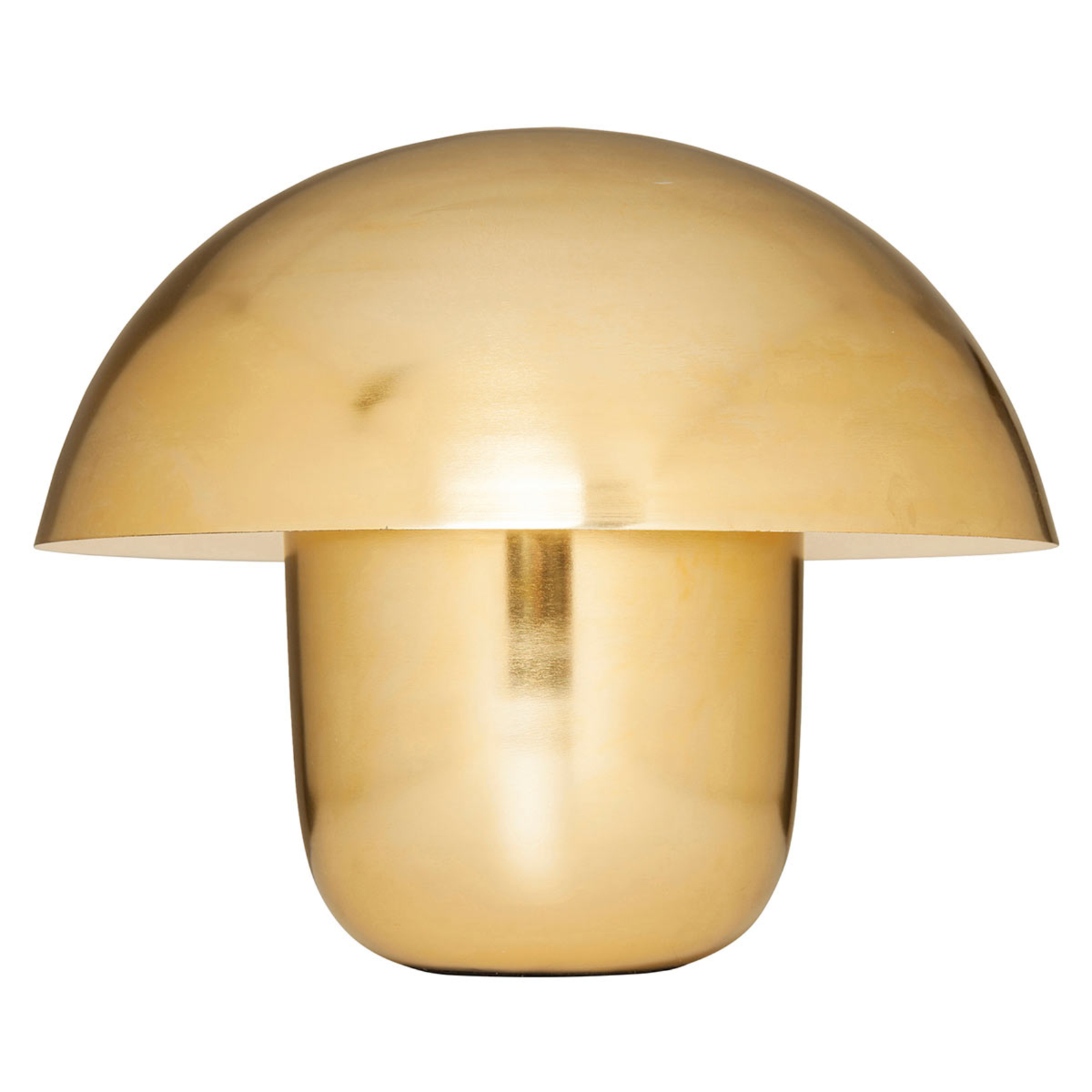 KARE Mushroom - stolová lampa v tvare huby, zlatá