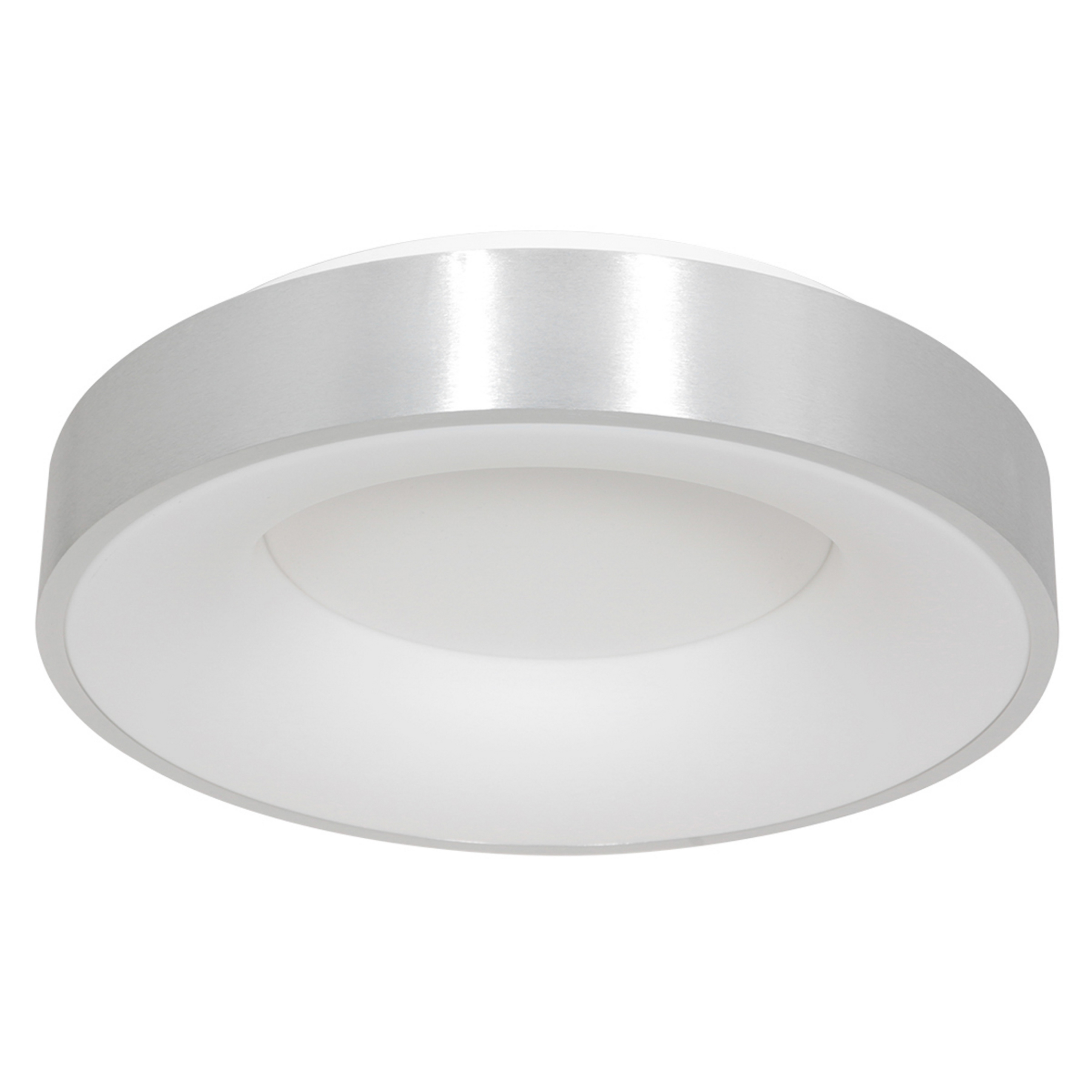 Plafonnier LED Ringlede 2.700 K Ø 48 cm argenté