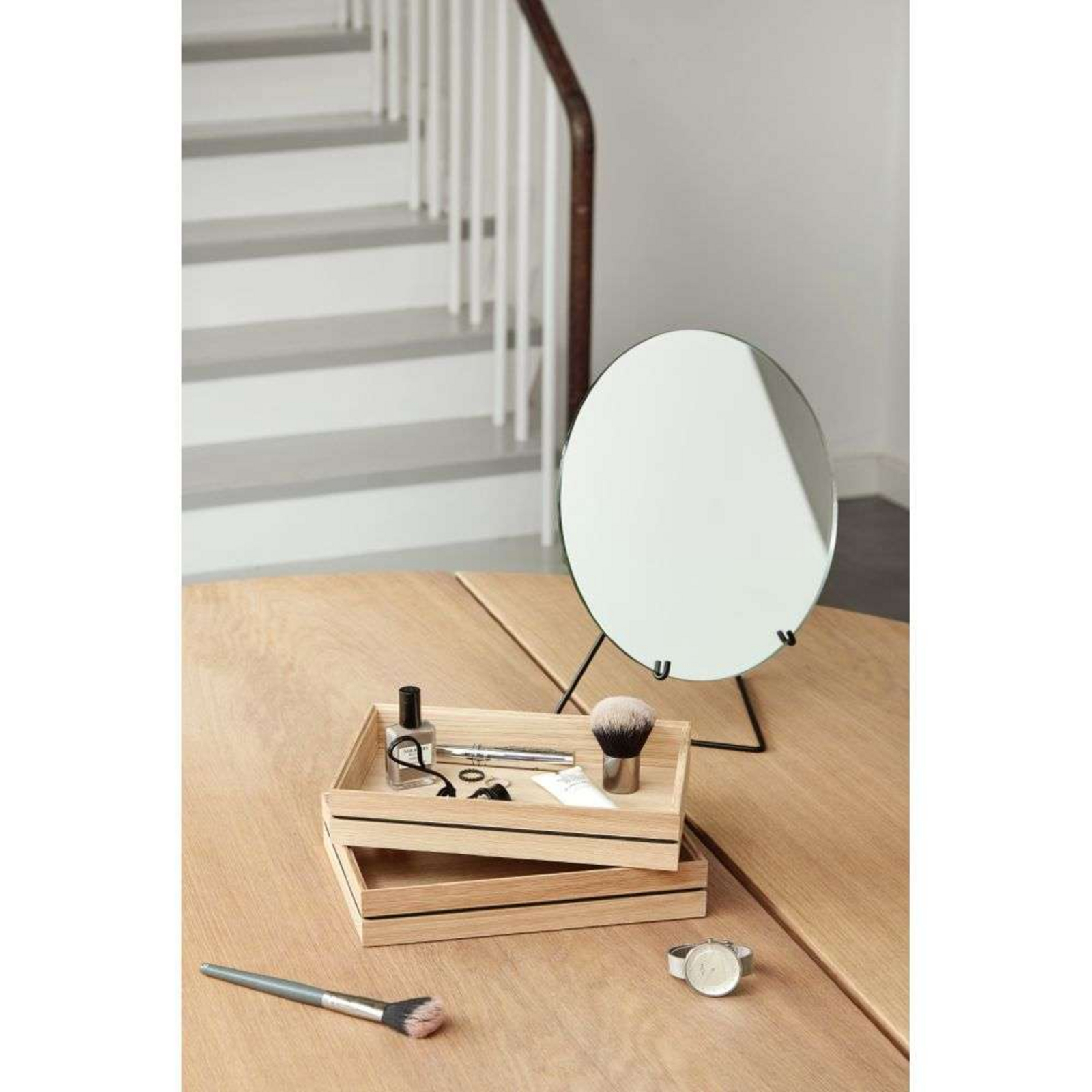 Standing Mirror Ø20 Crna - Moebe