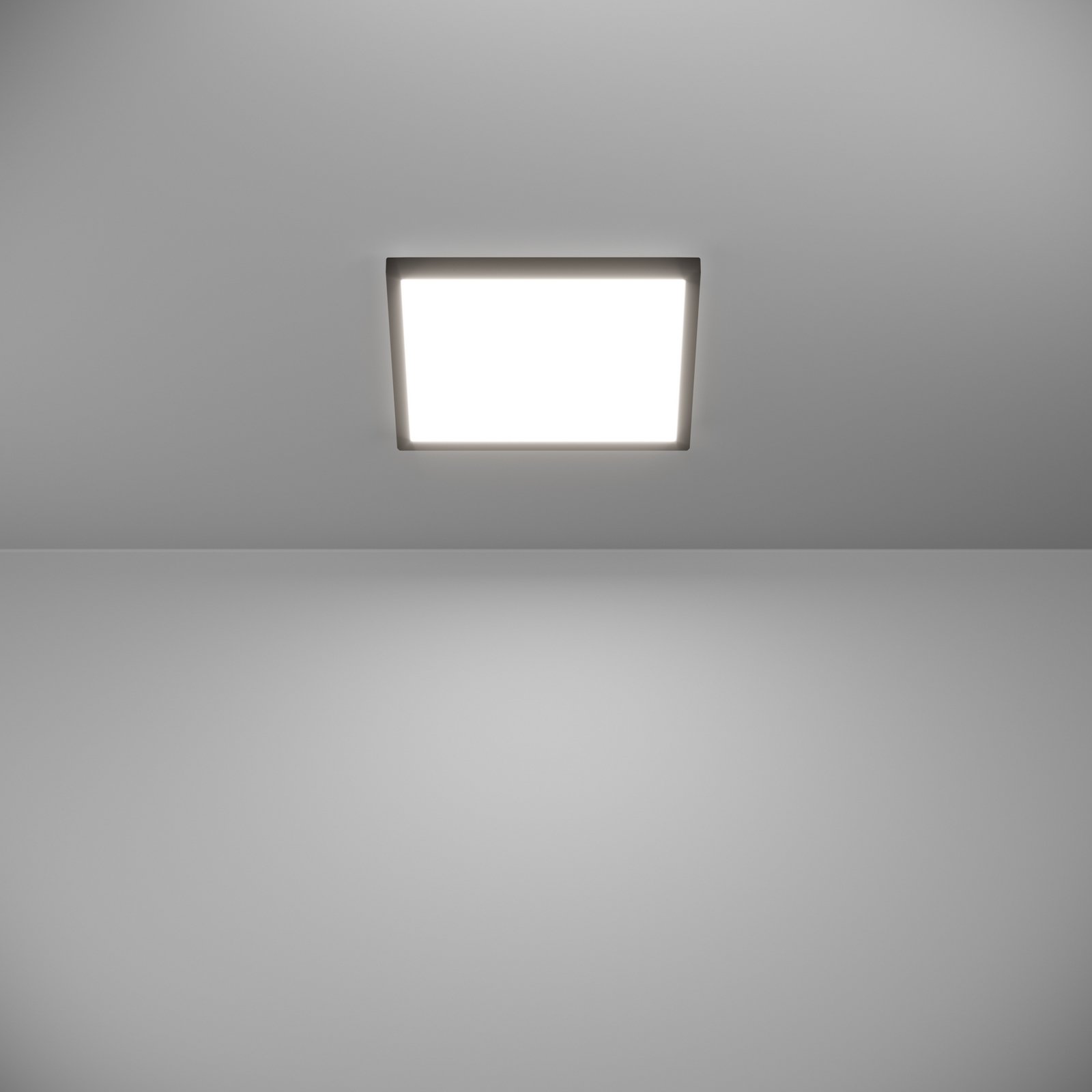 EGLO connect candeeiro de teto LED Rovito-Z, preto, 29 x 29 cm