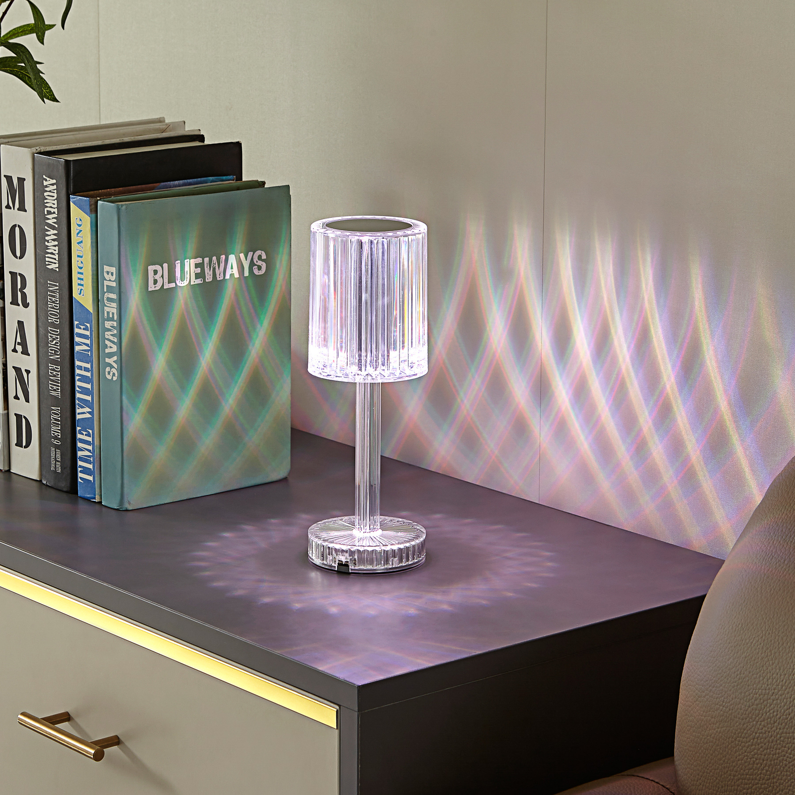 Lindby Louane LED akkus asztali világítás 21,5 cm