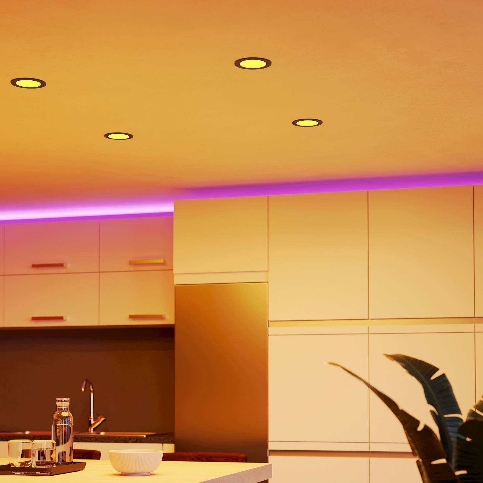 EGLO Leominster Deckenlampe mit rundem Holzschirm günstig online kaufen