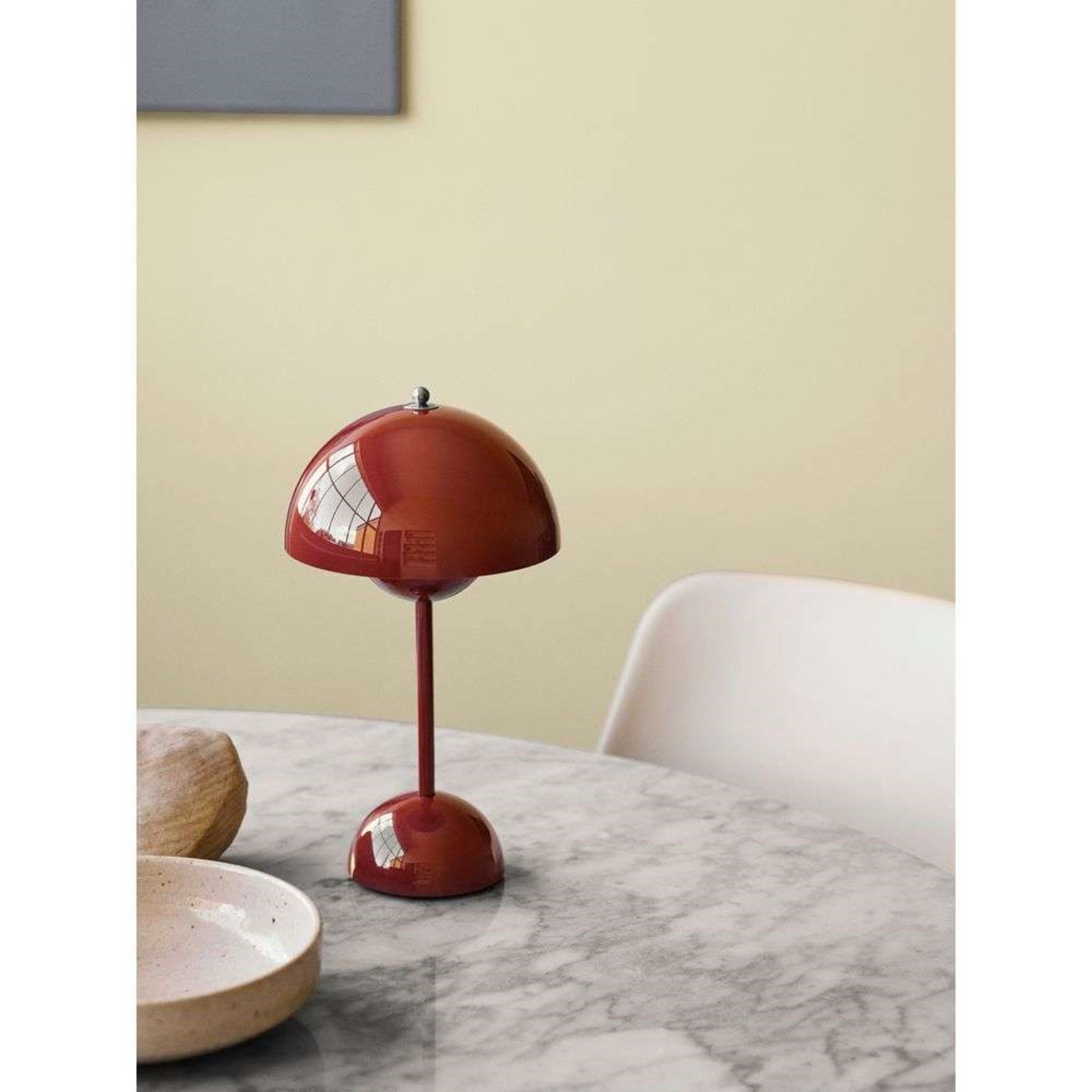 Flowerpot VP9 Portable Bordslampa Mustard - &Tradition