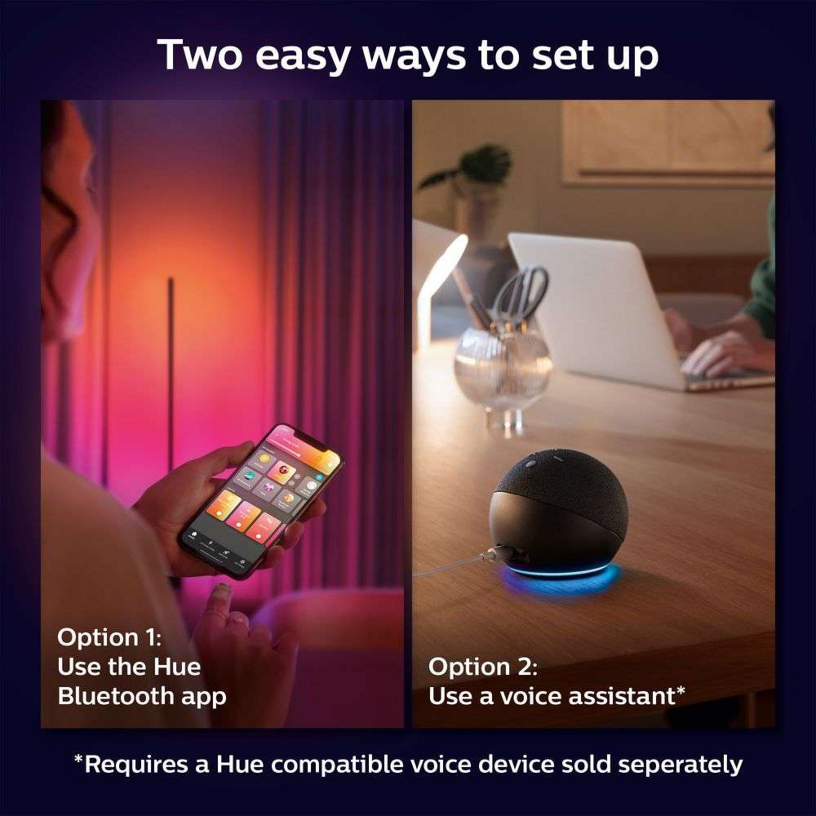 Signe Hue Gradiant Állólámpa Black Bluetooth - Philips Hue