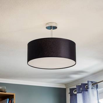 Rondo semi-flush ceiling light, dark grey Ø 45 cm