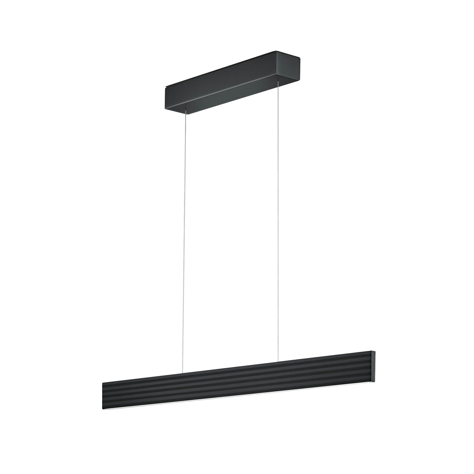 LED-hänglampa Fara, upp/ner, längd 92cm svart