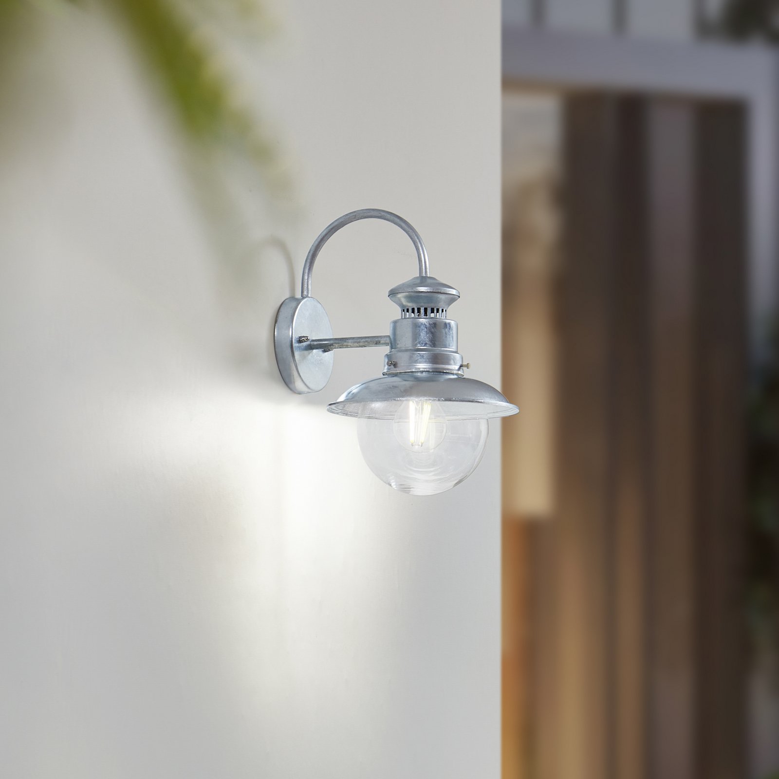 Celinor Outdoor Wall Lamp Silver - Lindby