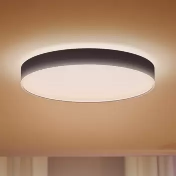 Hue LED-Pendelleuchte, Enrave schwarz Philips