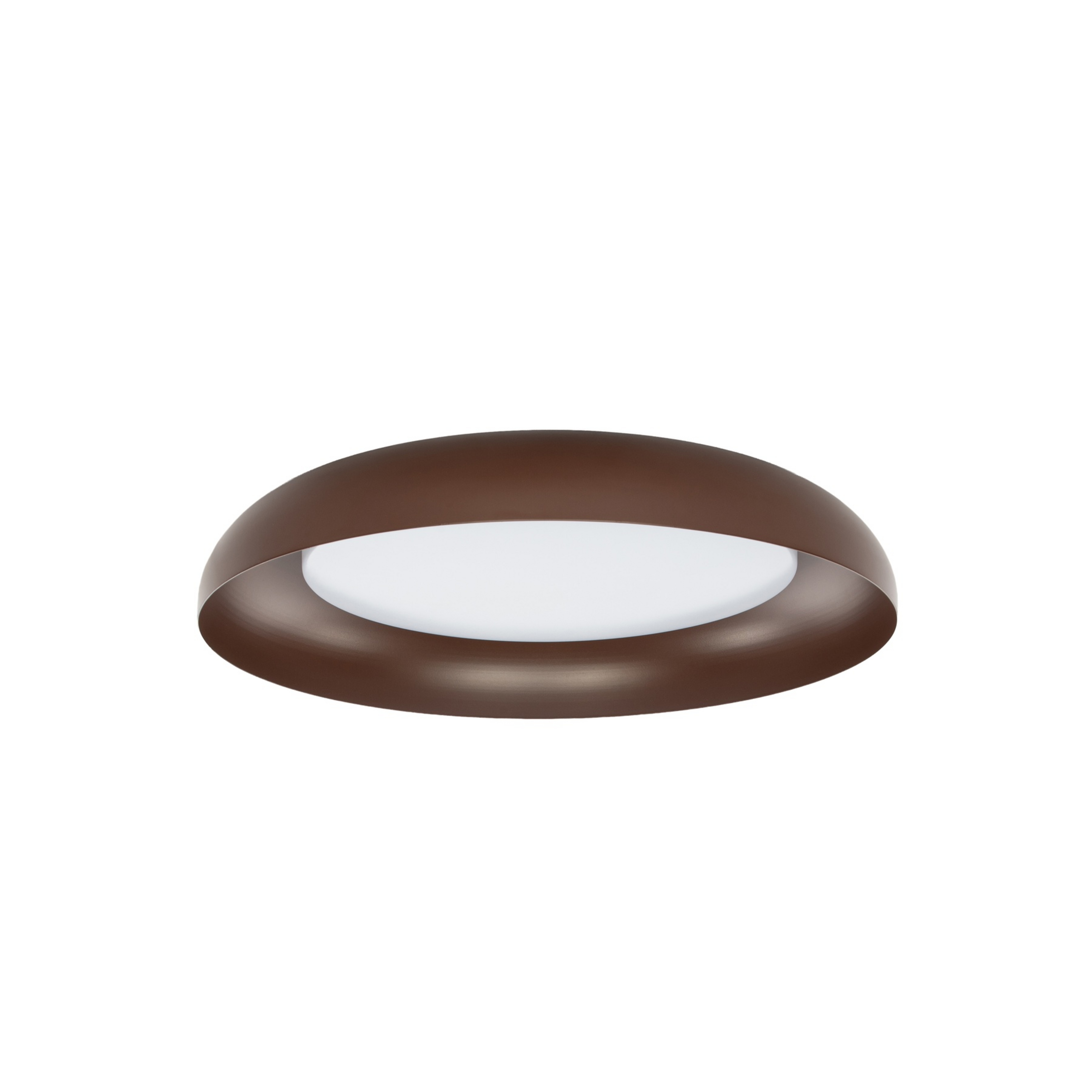 Florie LED mennyezeti világítás, barna, fém, Ø 40 cm – Lindby