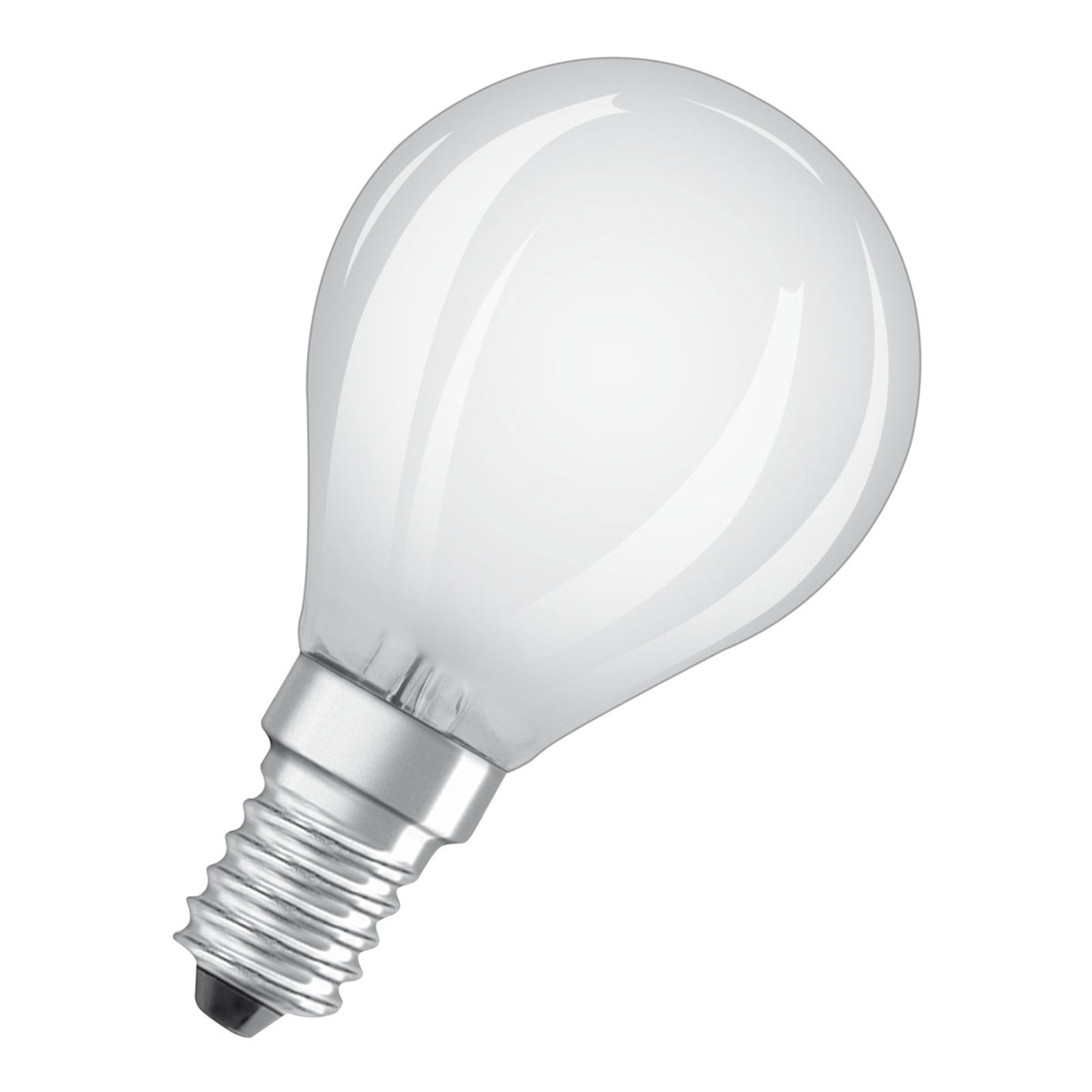 OSRAM golf ball LED bulb E14 4 W warm white 2-pack