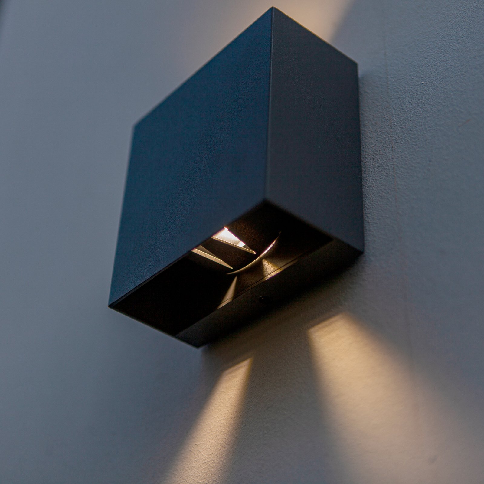 Gemini Beams, IP54 up/down hoekig antraciet