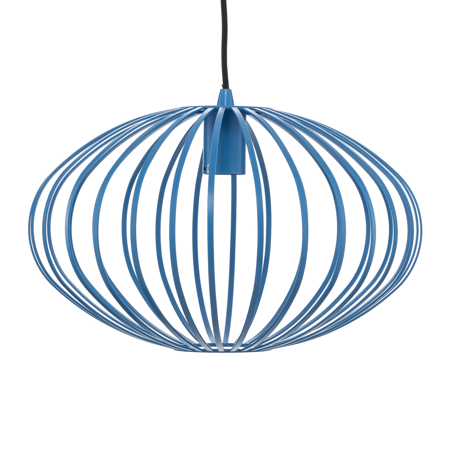 Lindby hanglamp Maivi, blauw, 40 cm, ijzer, kooi