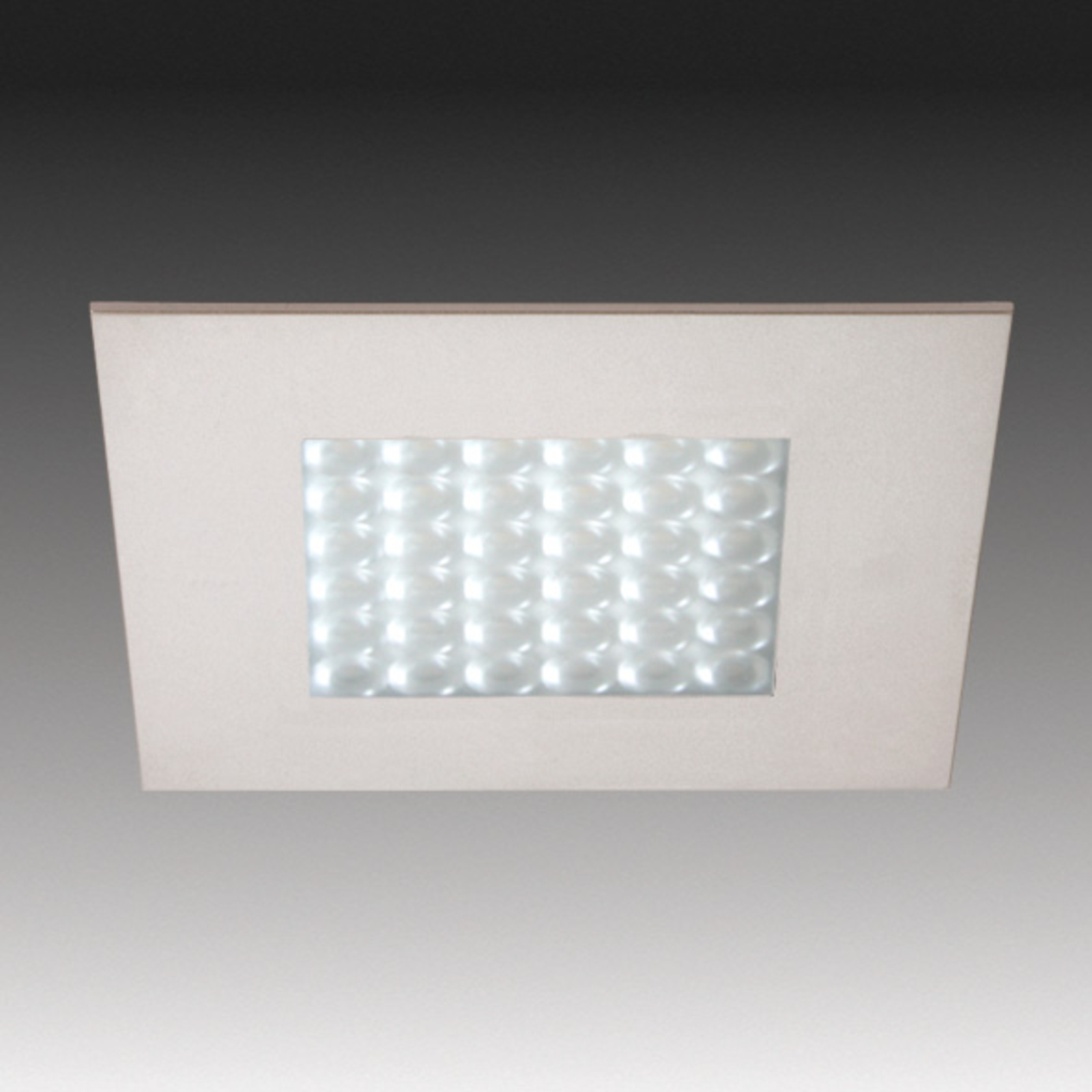 Q 68-LED Einbauleuchte in Edelstahloptik