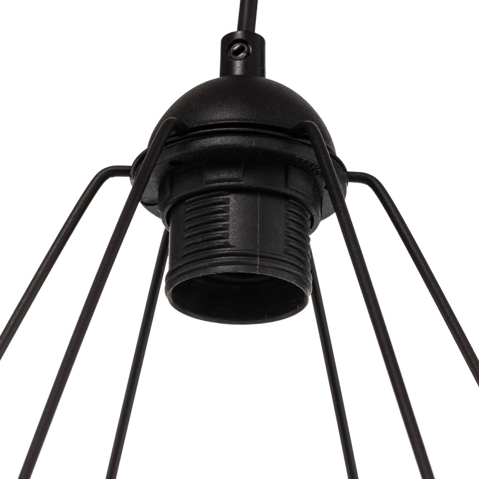 Acero hængelampe med burskærme, 3 lyskilder