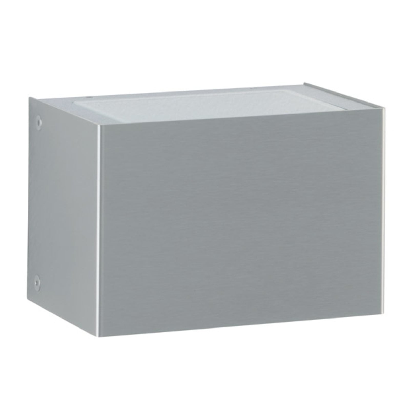 Albert Leuchten Wall light Cube - made in Germany, 15 cm wide, stainless steel, glass, G9, 60 W, energy efficiency: A++, W: 15 cm, H: 10.5 cm