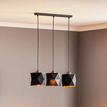Pendelleuchte Siro, dreiflammig, Länge 60cm