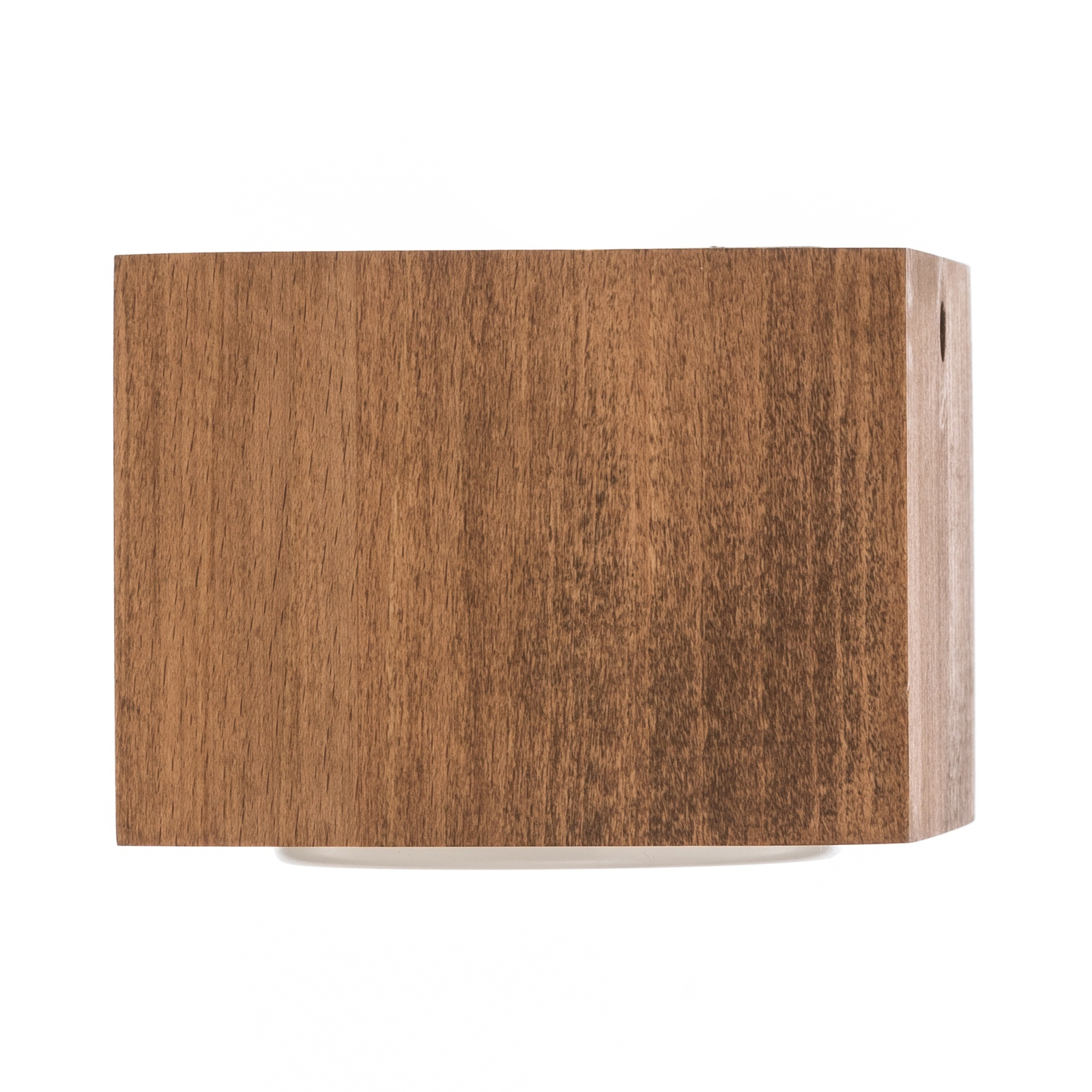 Envostar Ernest downlight GX53, wood, angular