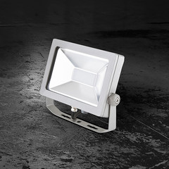 Venkovní reflektor EVN LFA stříbrná zástrčka 3000K 30W