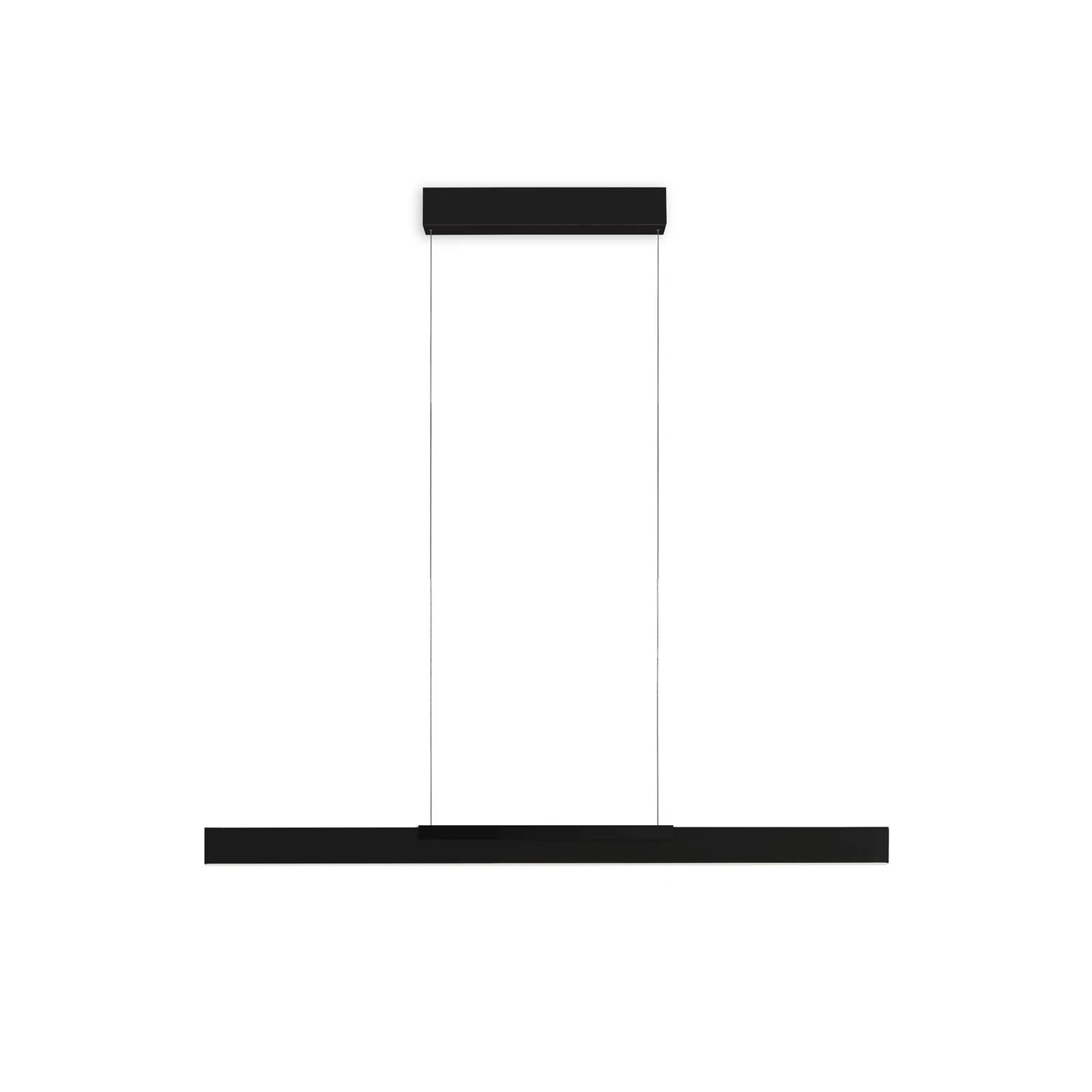 Bopp LED-Hängelampe Nano 2.0, Länge 100 cm, schwarz, Metall