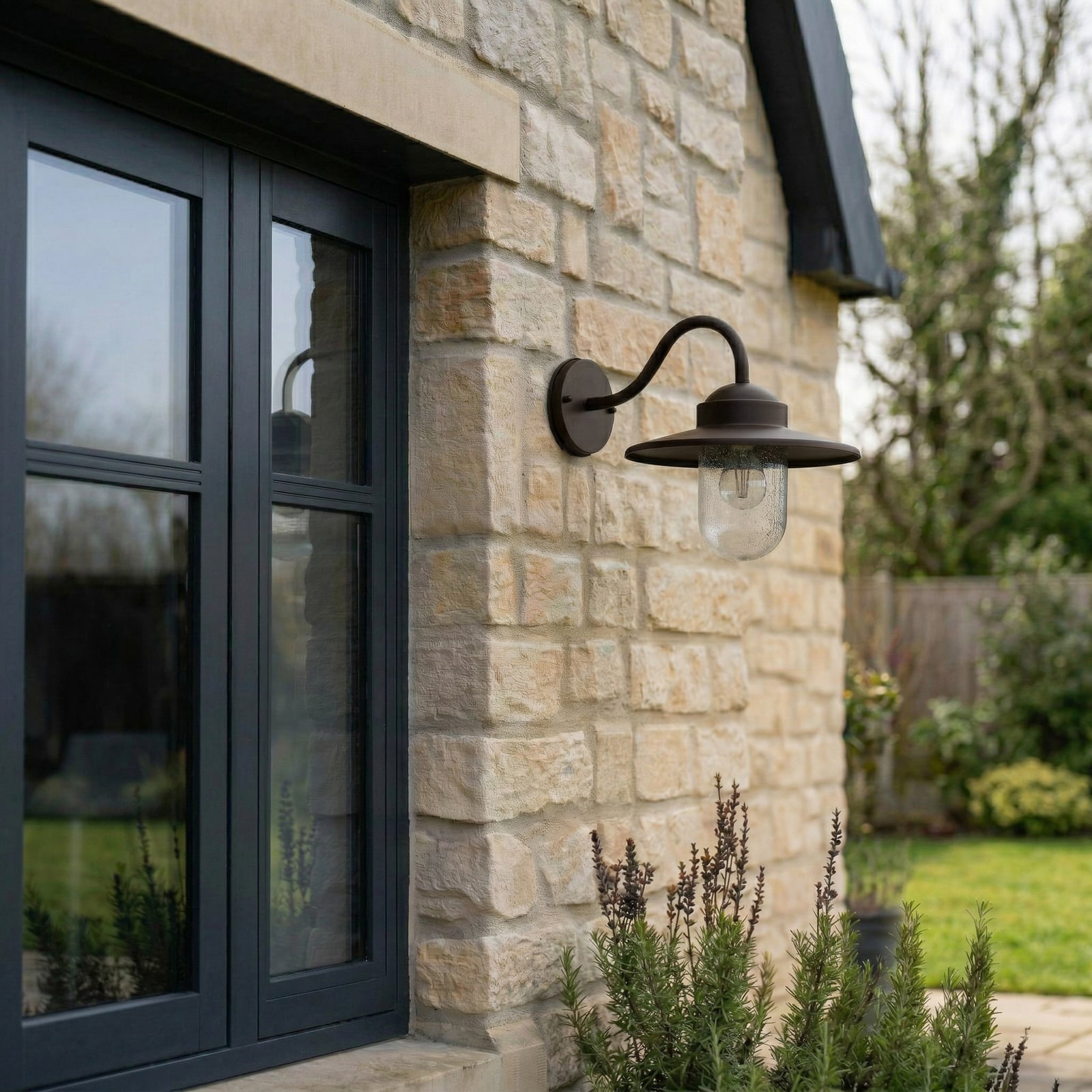 Bilma Outdoor Wall Lamp Rust - Lindby