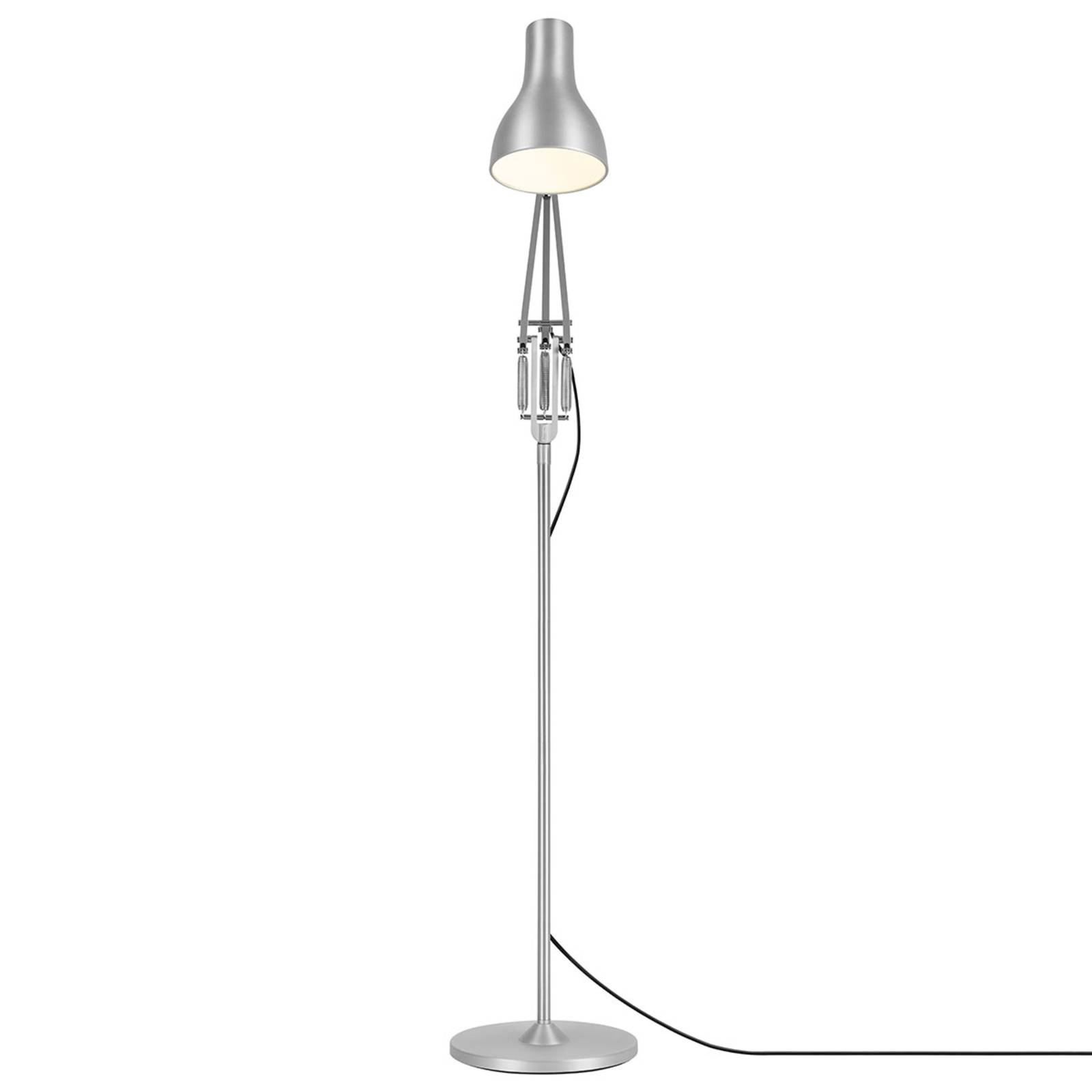 Anglepoise Type 75 lampa stojąca srebrna