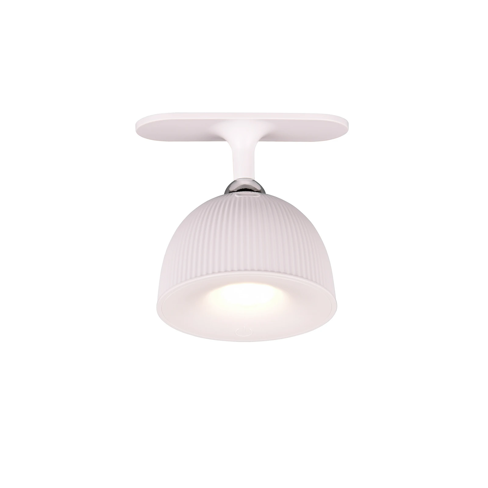 Maxima LED настолна лампа с възможност за презареждане, бяла, височина 41