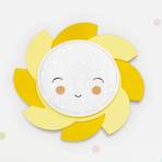 Kinkiet LED Sun Starlight Smile, żółty