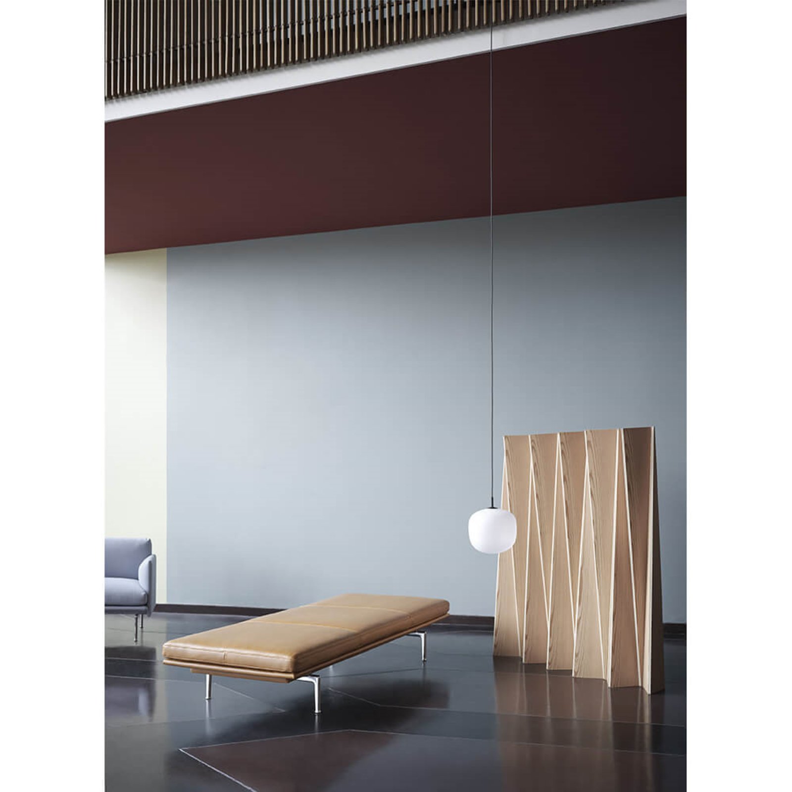 Rime Függőlámpa Ø25 White/Grey - Muuto