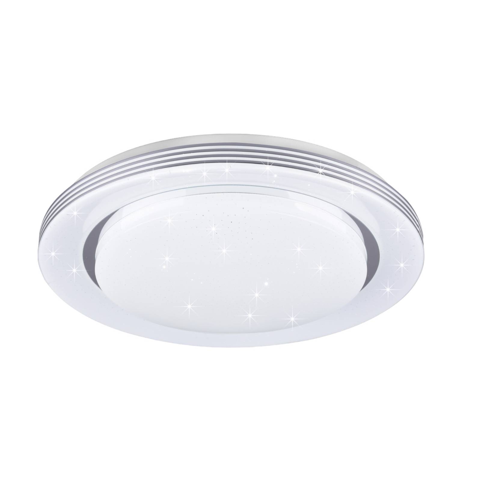 LED-Deckenlampe Atria, Ø 58 cm, weiß, Kunststoff, CCT günstig online kaufen