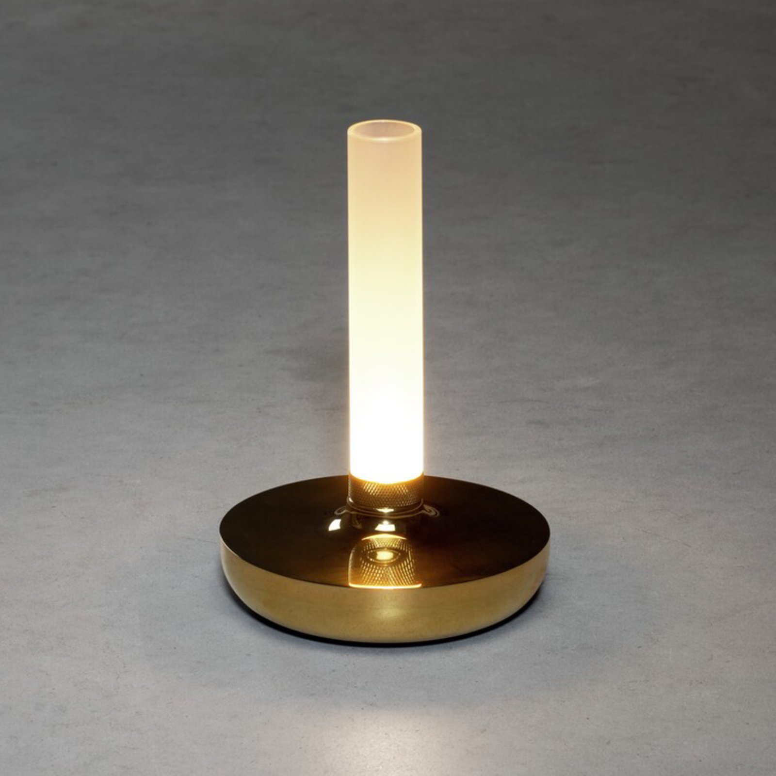 Lampe table LED Biarritz IP54 batterie CCT doré