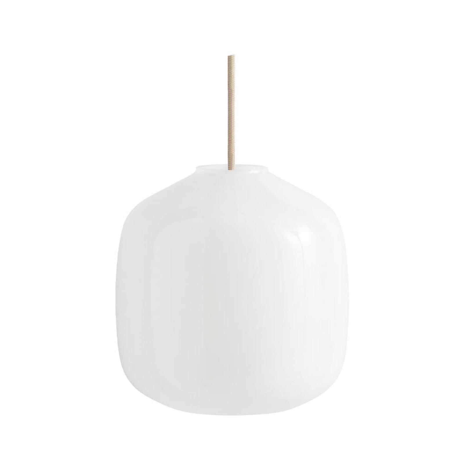 Buoy Glass 200 Lampada a Sospensione Opal/Beton Grey - Hay