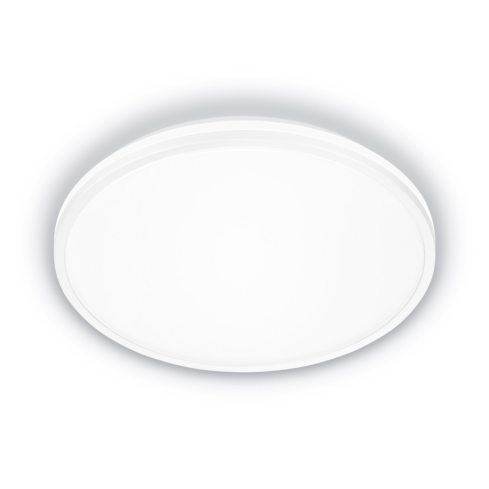 Plafonnier LED Pulap A, blanc, Ø 33 cm, plastique