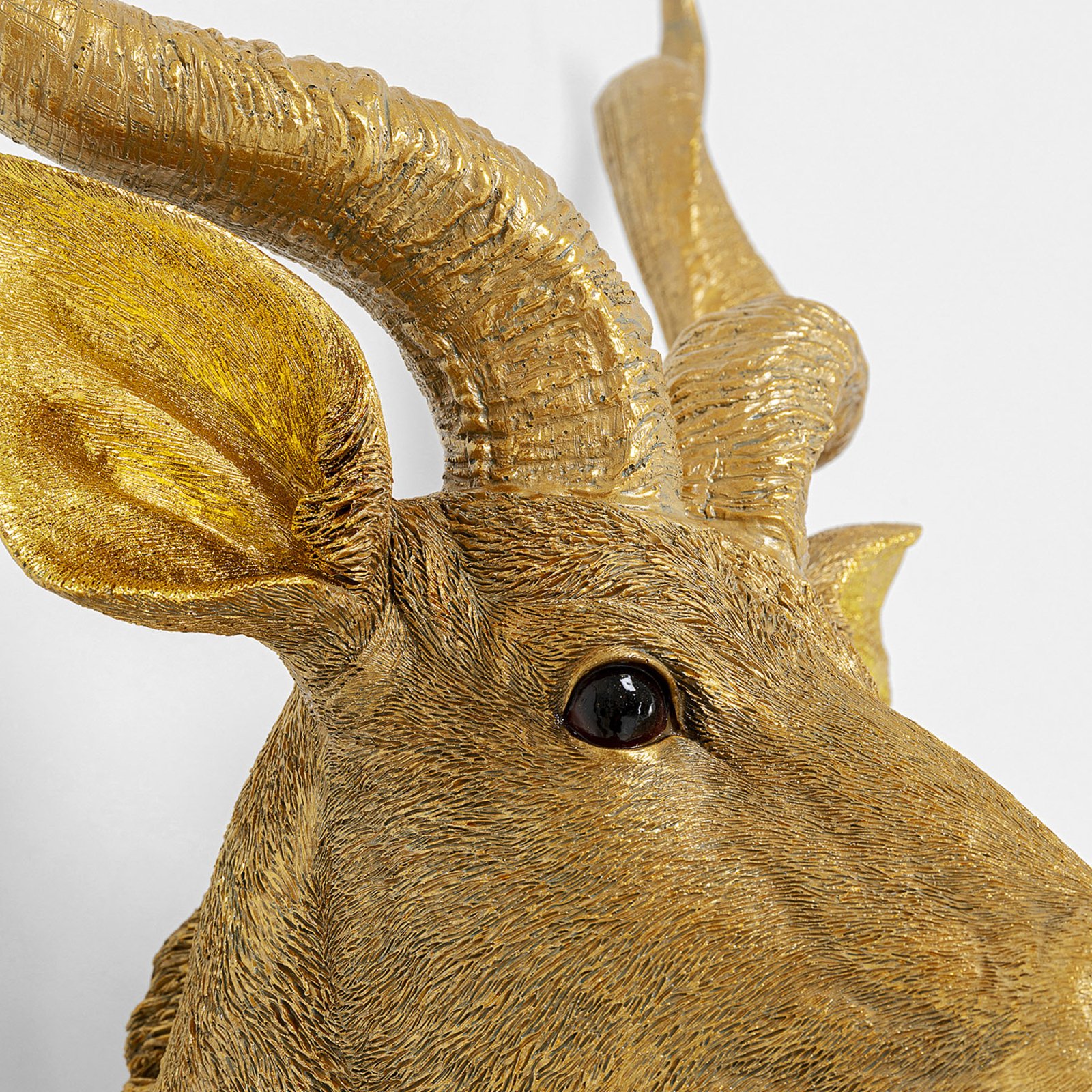 Kare Candeeiro de parede Animal Goat com ficha, dourado