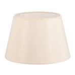 Cone lampeskærm, højde 18 cm, ecru/hvid chintz