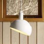 Louis Poulsen FJ Elements pendant light, white, Ø 25 cm, E27
