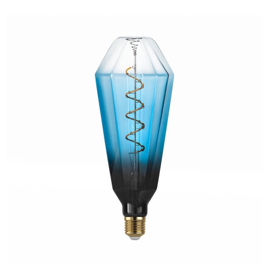 LED-Lampe E27 4W T100 2.000K Filament blau dim