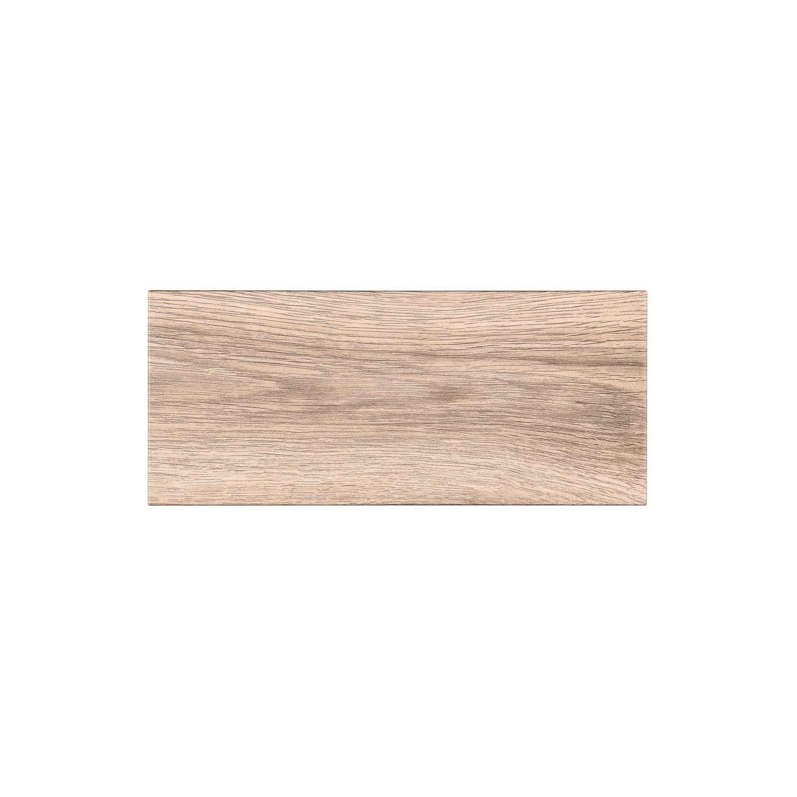 Aplique de exterior Mayenne, color madera, up- & downlight, angular