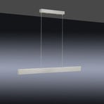 LED-pendellampa LOLAsmart Nila, borstat aluminium